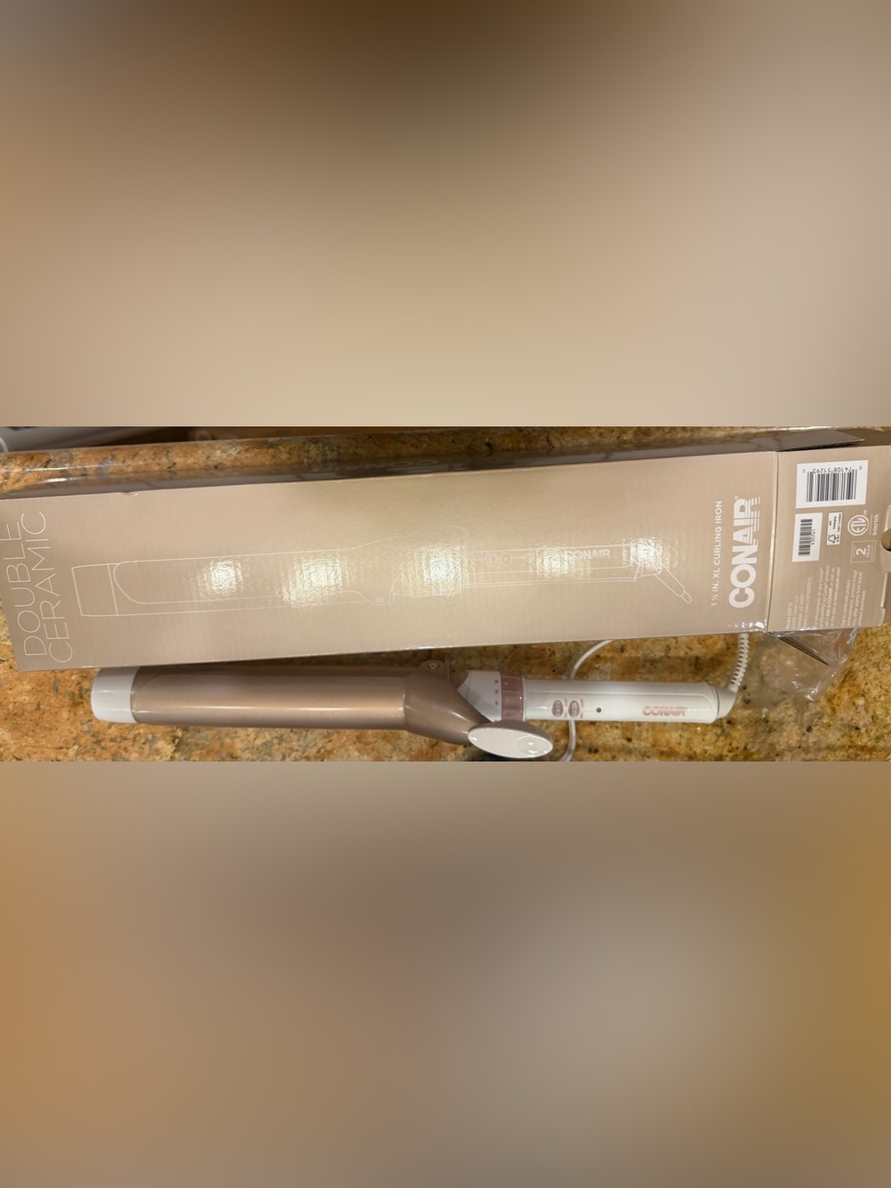 Rose Gold Double Ceramic Curling Wand